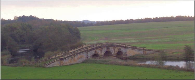 The ornamental bridge at Castle Howard