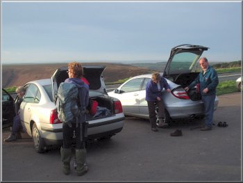 Back at the Hole-of-Horcum car park