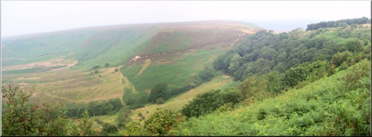 Looking down into the Hole-of-Horcum from the Whitby road