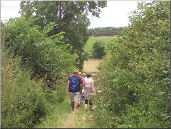 Path from Stockeld Grange to the disused railway path 