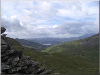 Looking towards lake Windermere from the Kirstone pass