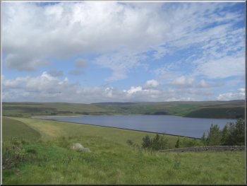 The dam at Grimwith Reservoir