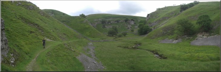 Path from the bottom of Trollers Gill above Skyreholme Beck