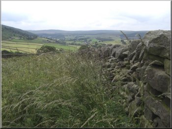 Looking down the valley towards Wharfedale