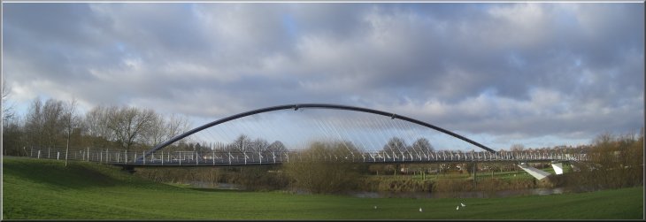 The Millennium Footbridge over the River Ouse