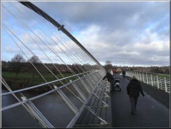 The Millennium Footbridge over the River Ouse