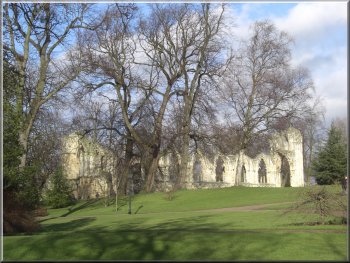 Ruins of St. Mary's Abbey in the Museum Gardens