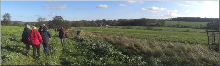Path across the fields to Boynton