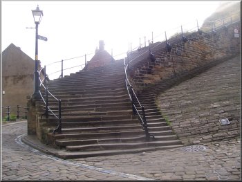 The start of the Abbey Steps