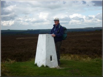 The trig point at map ref. SE588906