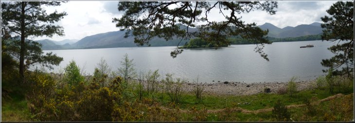 Derwent Water from the path along the shore