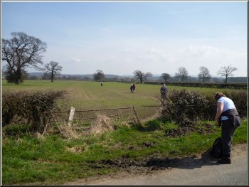 Path across the fields towards Crambe Grange
