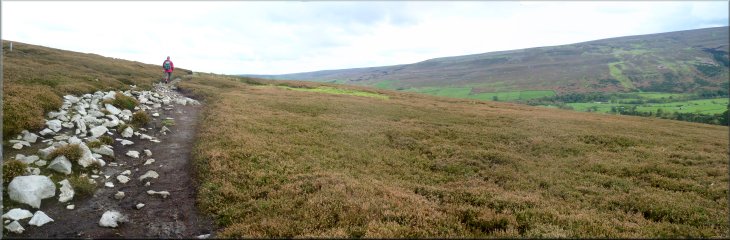 Our track across the moor from Fore Gill Gate