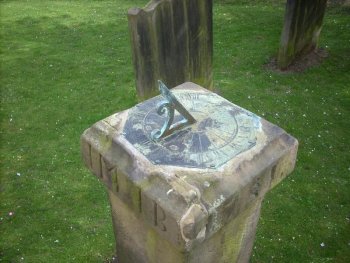 Sundial at Bardsey church