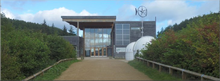The Visitor Centre in the Dalby Forest