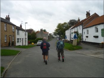 Walking through Millington village