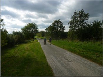The road back to Millington village