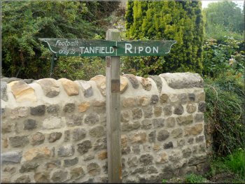 The Ripon Rowel route to West Tanfield