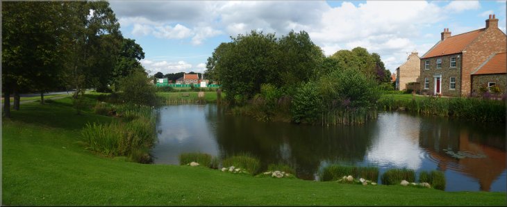A pretty pond in North Stainley