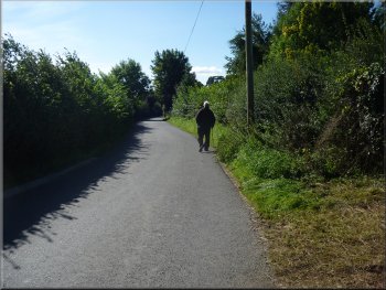 The road towards Musterfield farm