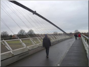 The millennium footbridge & cycleway
