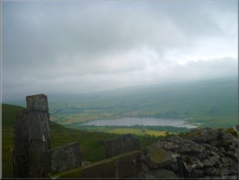 View over Semer Water from the moor top