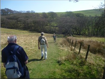 The path from Backstone Bank farm