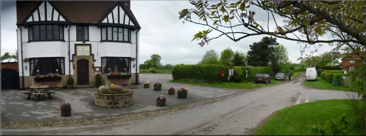 The Aldwark Arms, pub & restaurant, at the start of our walk