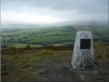Looking up Wharfedale from Beamsley Beacon