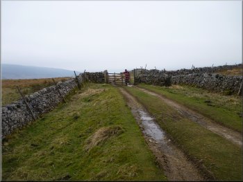 Following Black Hill Road over the moor