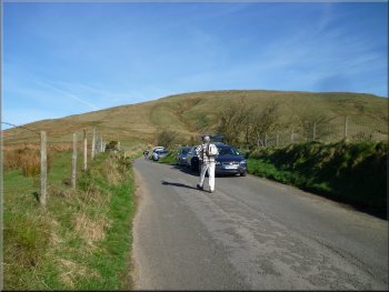 More parking space along the lane to Fell Foot farm