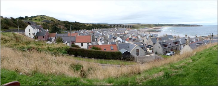 Looking over Cullen from the start of Seafield Street