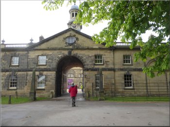 The entrance to the stable block