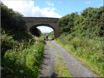 One of the bridges carrying a farm track over the railway