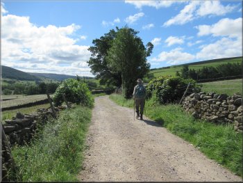 Following the Nidderdale Way down the valley