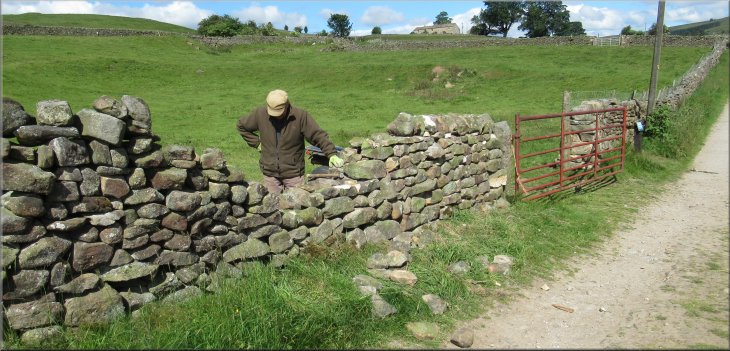 I think there is something so pleasing about a well constructed dry stone wall