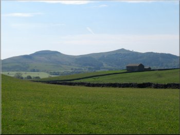 Flasby Fell with the twin peaks of Sharp Haw & Rough Haw