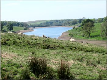 Winterburn Reservoir to the left of our path