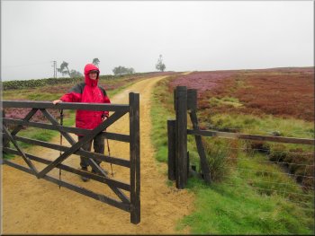 We passed through the gate as we climbed up from Ladhill Beck
