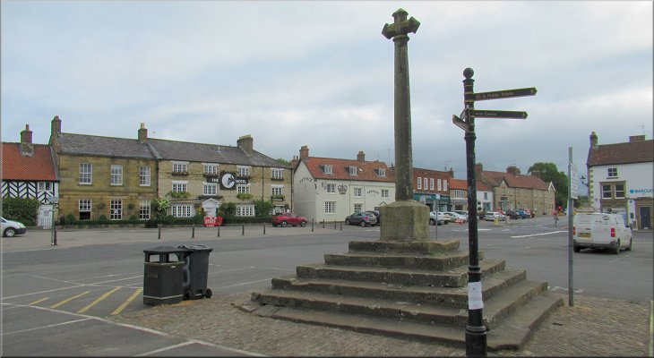 The old market cross in the Market Place, Helmsley