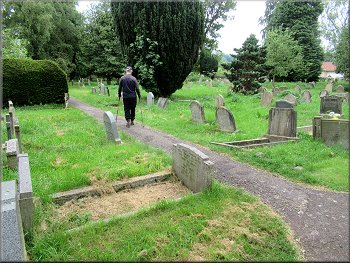 Path through Helmsley Old Cemetery